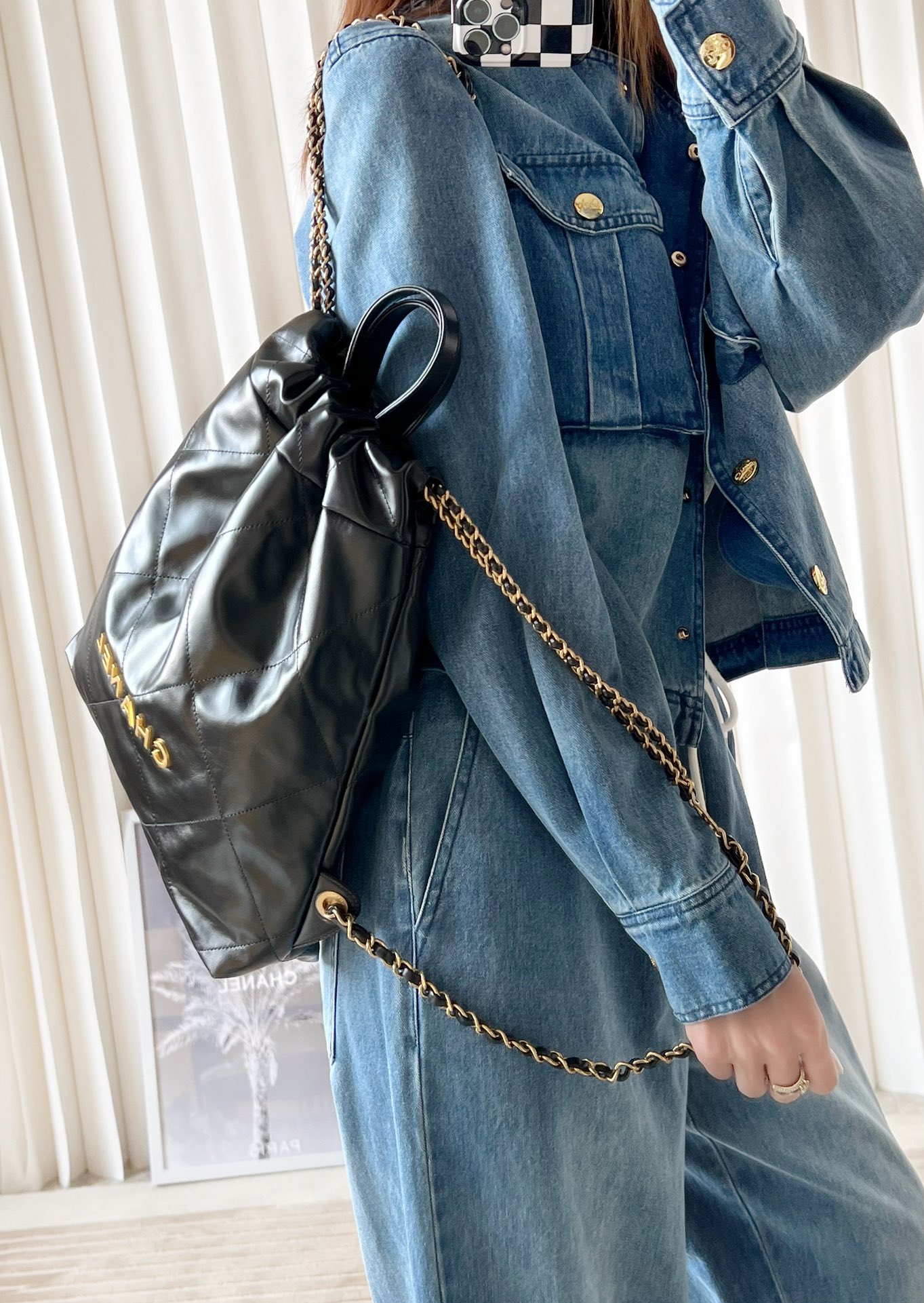 Ch@nel Backpack-29*34*10.5CM