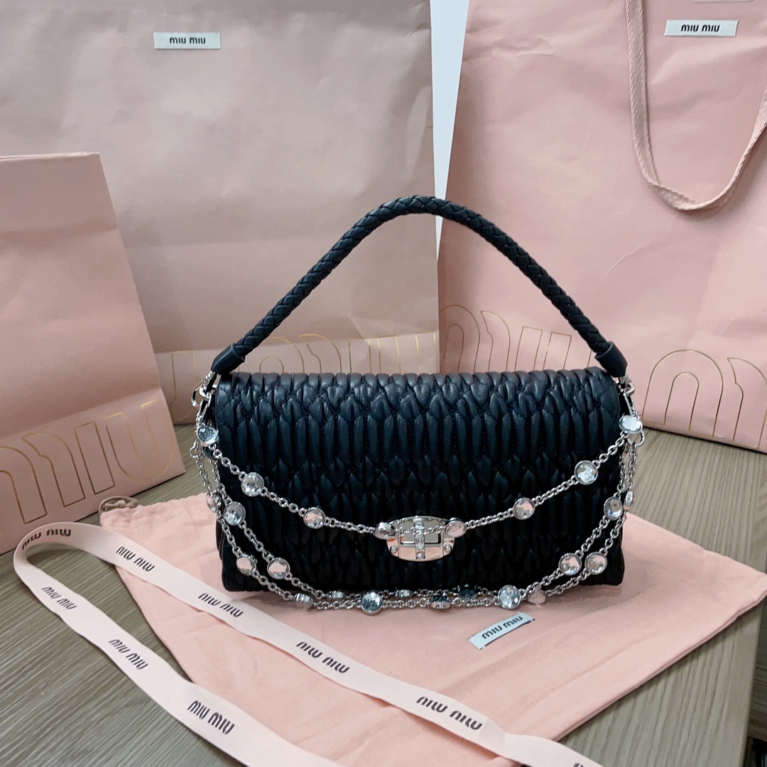 MiuMiu Chain Bag-22.5*4.5*12CM