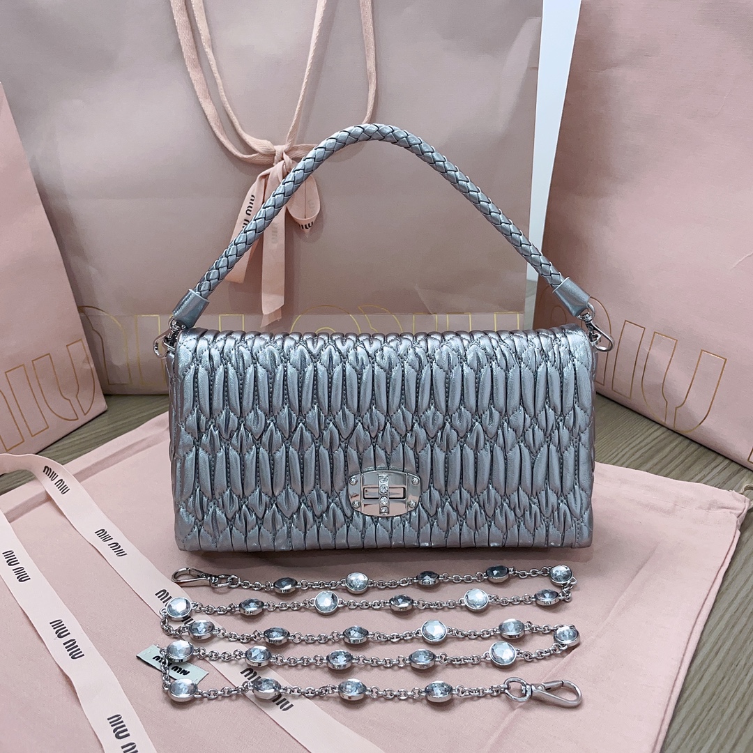 MiuMiu Chain Bag-22.5*4.5*12CM