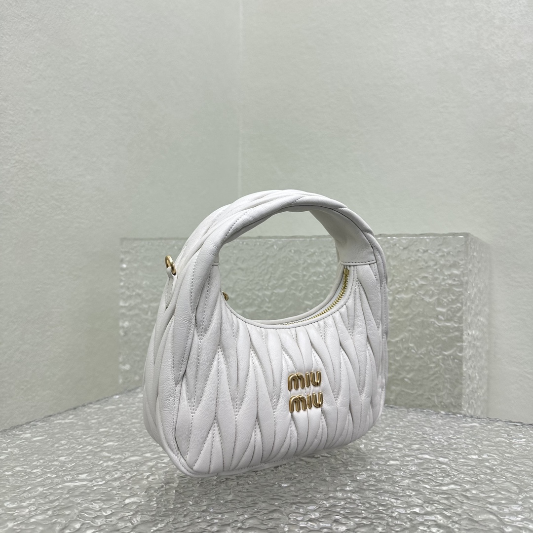 MiuMiu Wander Hobo Bag-20*6*17CM