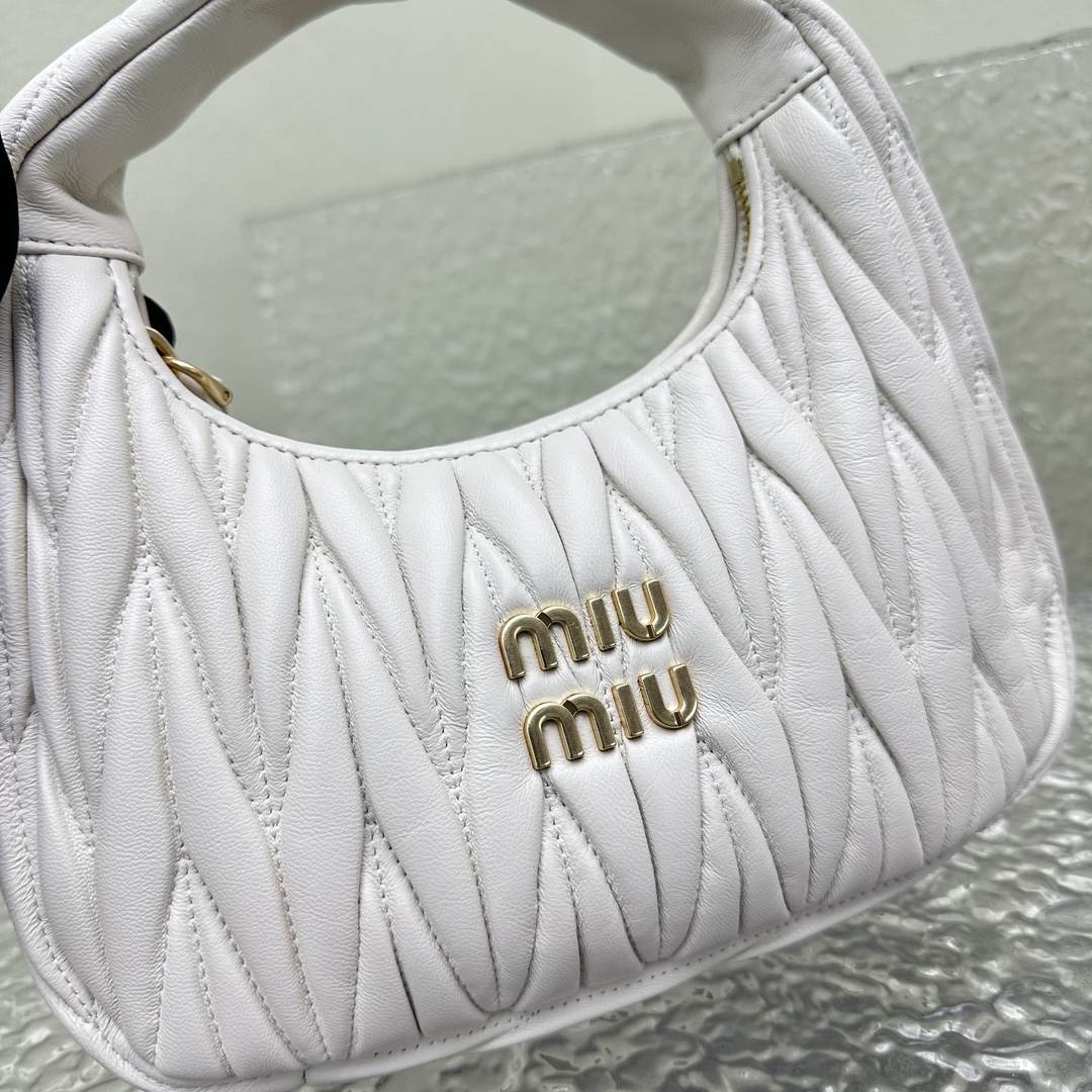 MiuMiu Wander Hobo Bag-20*6*17CM
