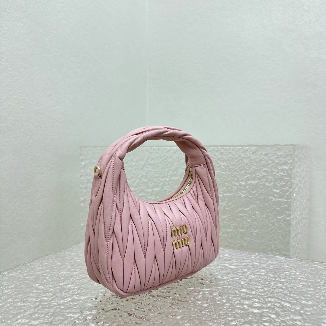 MiuMiu Wander Hobo Bag-20*6*17CM