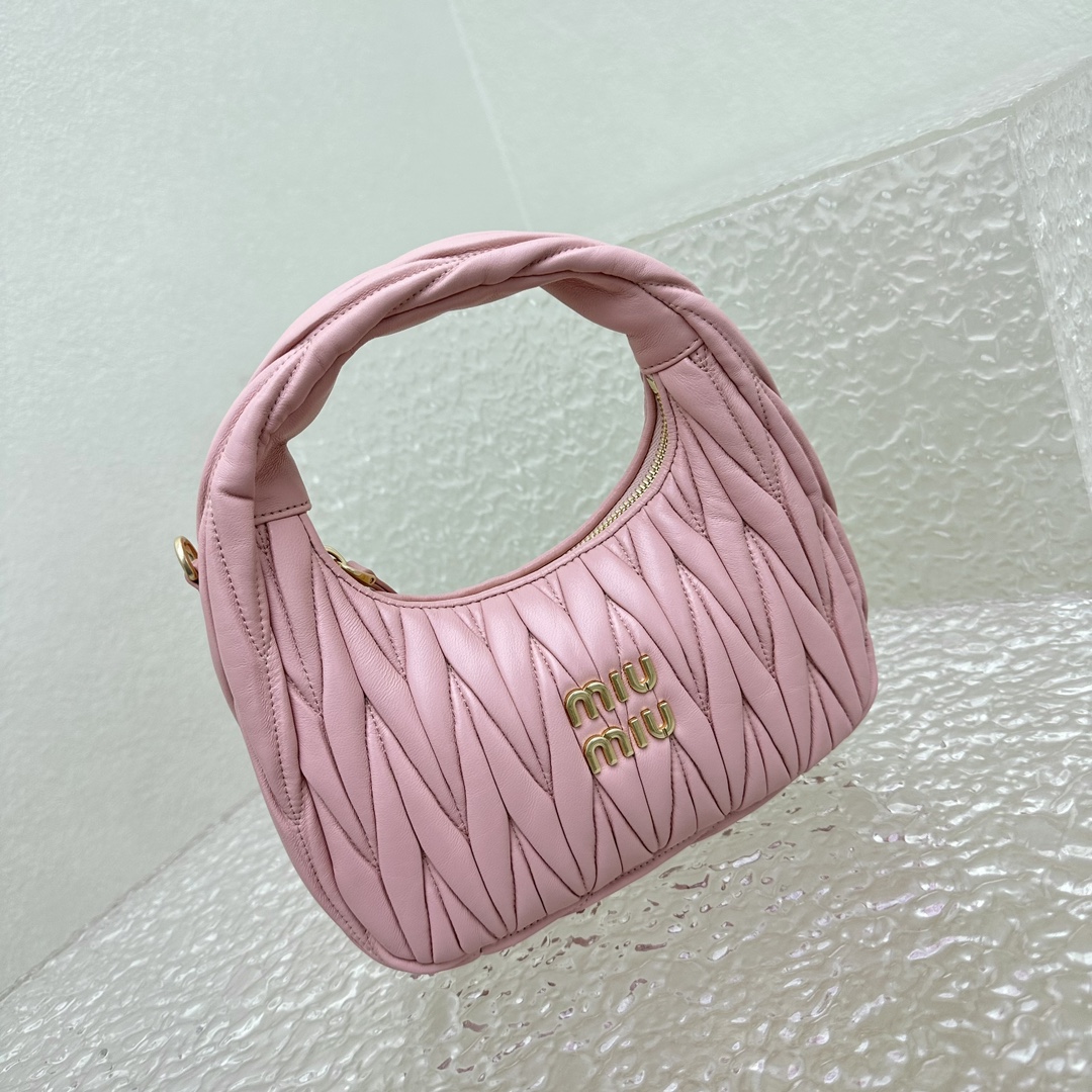MiuMiu Wander Hobo Bag-20*6*17CM