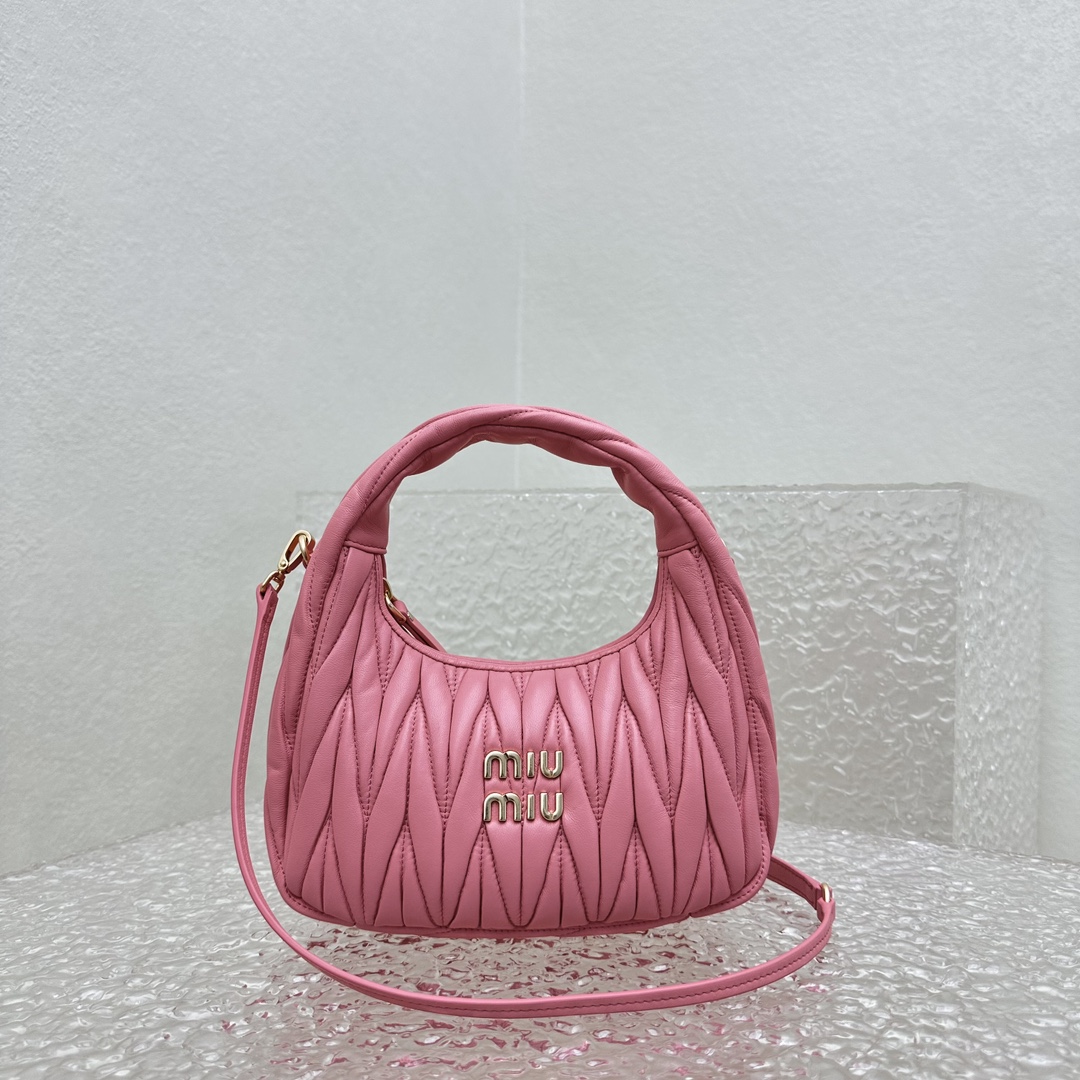 MiuMiu Wander Hobo Bag-20*6*17CM