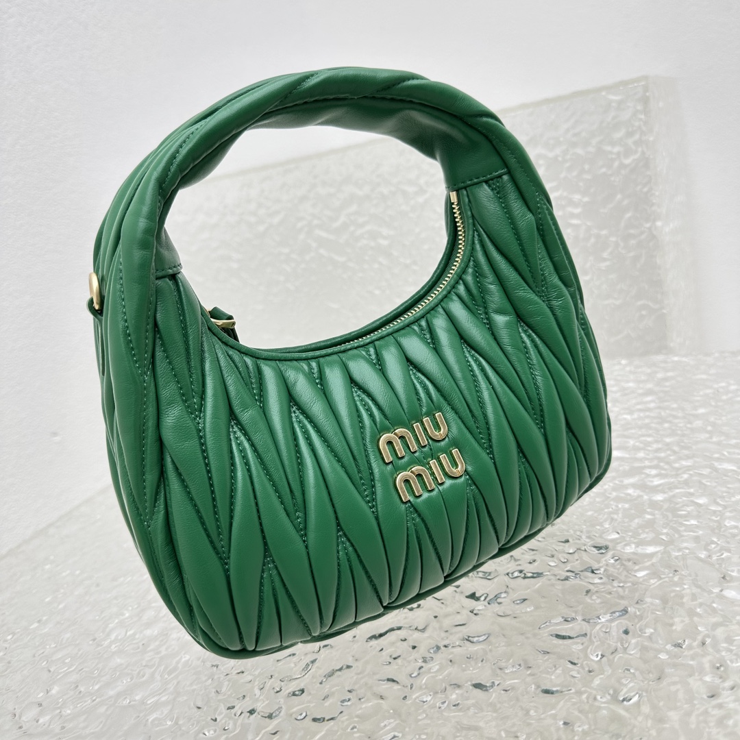 MiuMiu Wander Hobo Bag-20*6*17CM