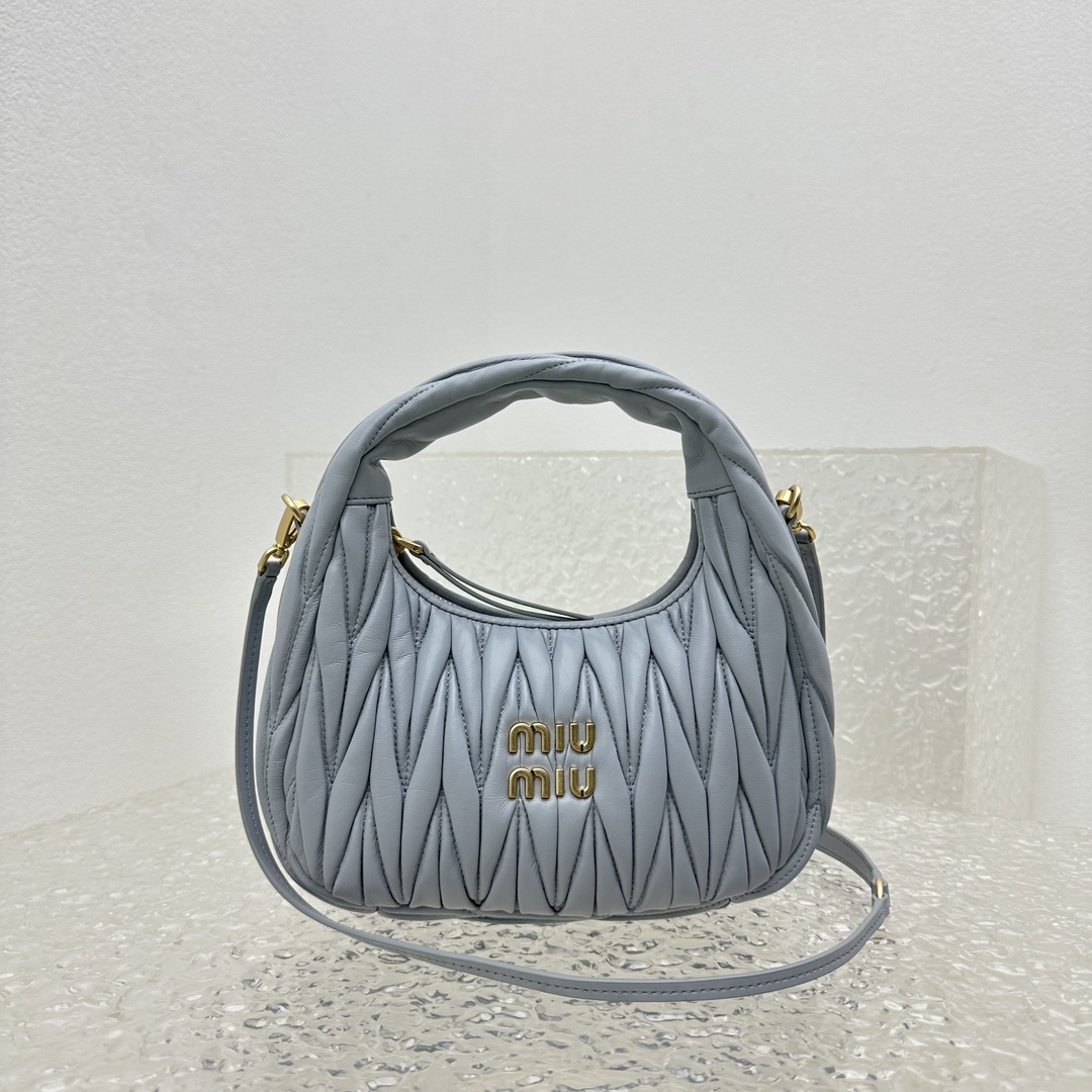 MiuMiu Wander Hobo Bag-20*6*17CM