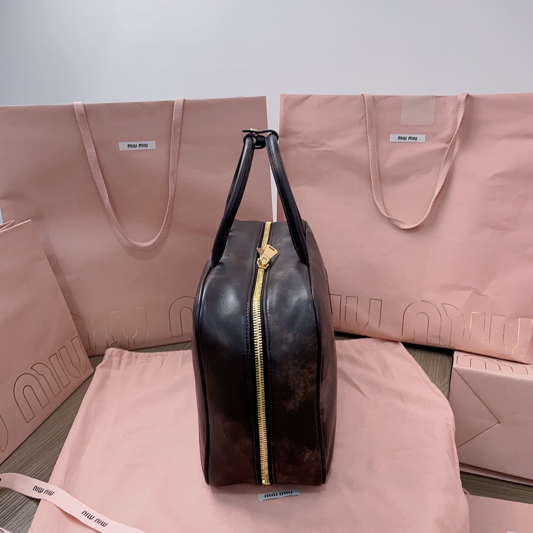MiuMiu Bowling Bag-34X23X12CM