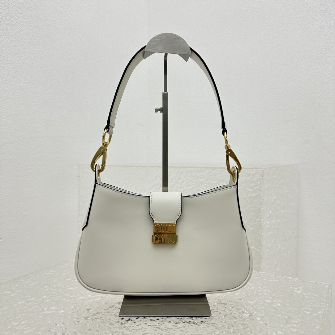 MiuMiu City calf hobo Bag-28*15*4CM