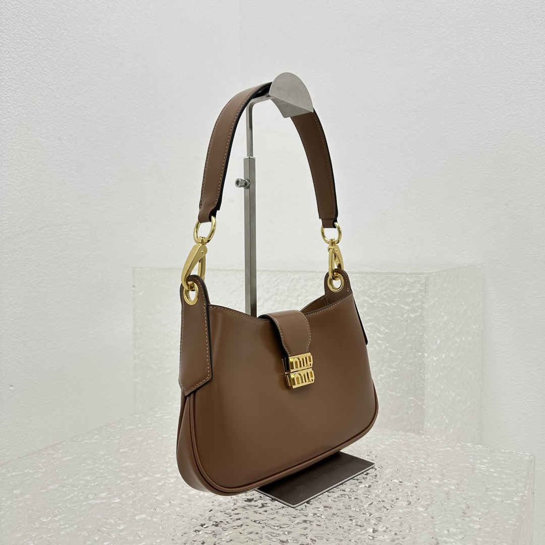 MiuMiu City calf hobo Bag-28*15*4CM