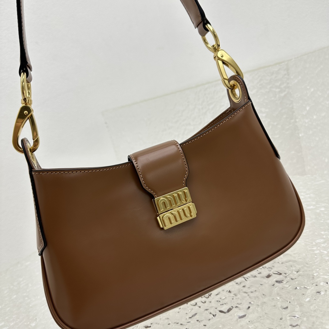 MiuMiu City calf hobo Bag-28*15*4CM