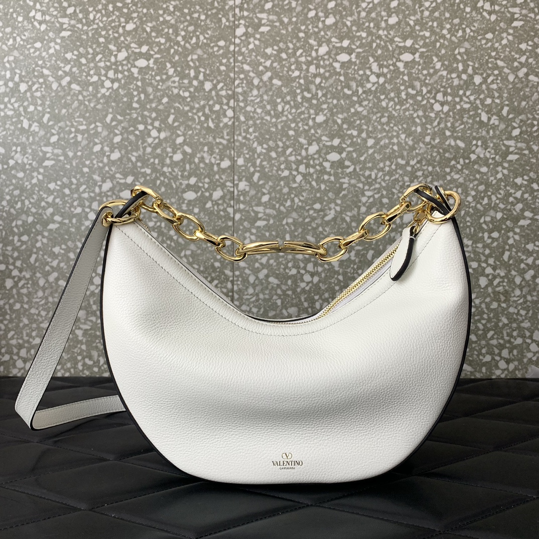 Valentino Garavani Vlogo MoonHobo Tote-29x23x11CM