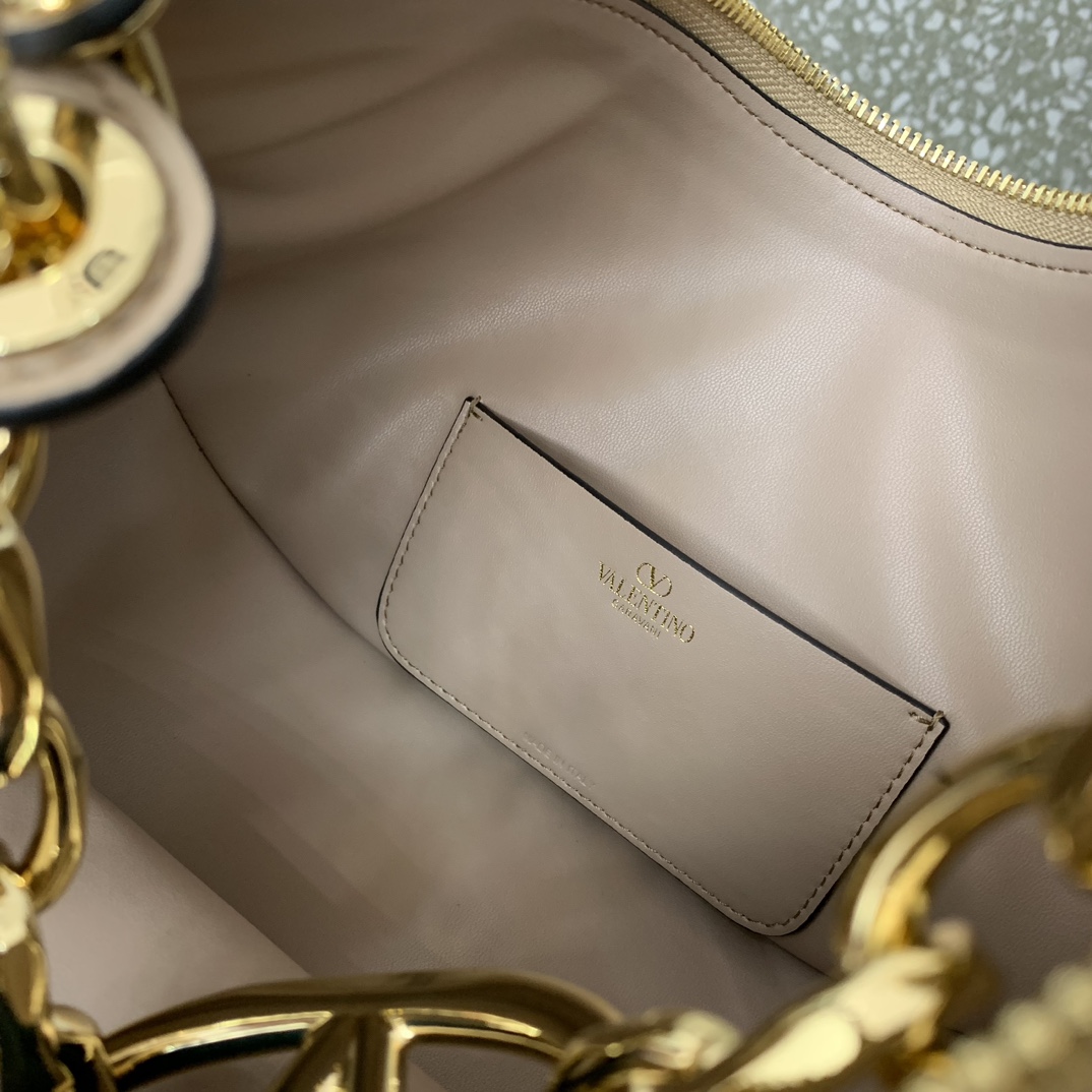 Valentino Garavani Vlogo MoonHobo Tote-29x23x11CM