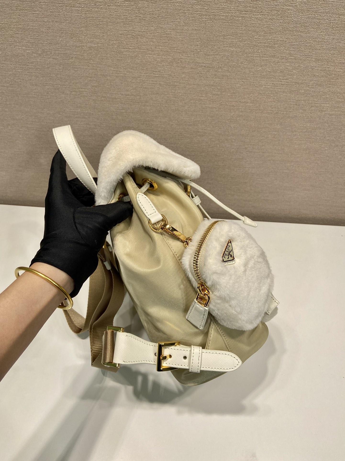 Pra*a backpack 1bz074 -20.5×25×11.5cm