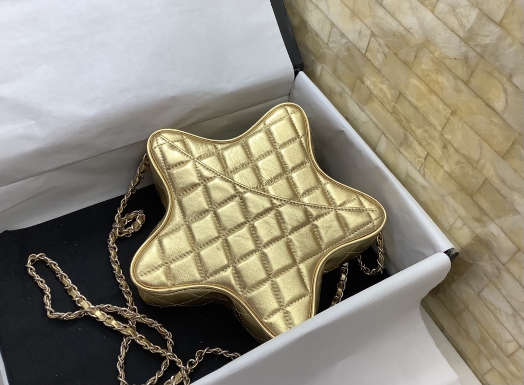 Ch@nel 2024SS Star Coin Purse-22.5 *22.5 *6CM