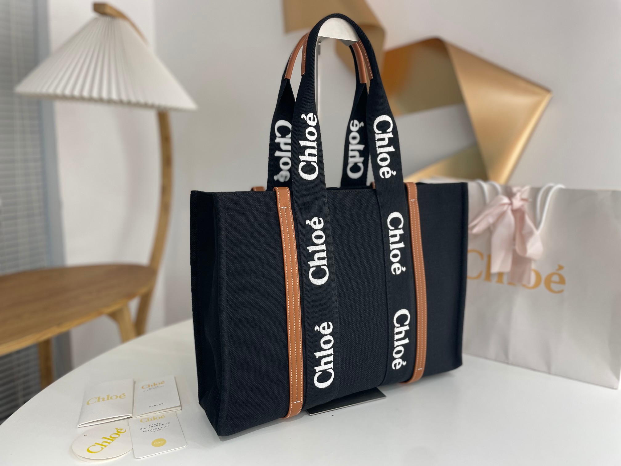 Chloe Woody Tote Bag