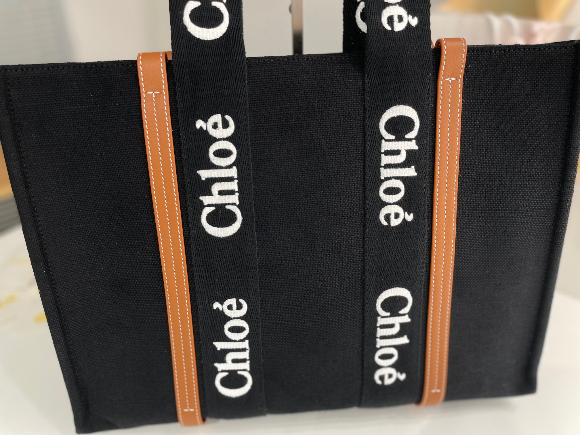 Chloe Woody Tote Bag