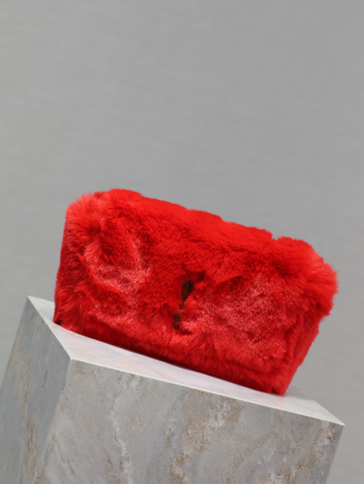 YSL Rabbit Fur Kate Bags-22×14×5CM