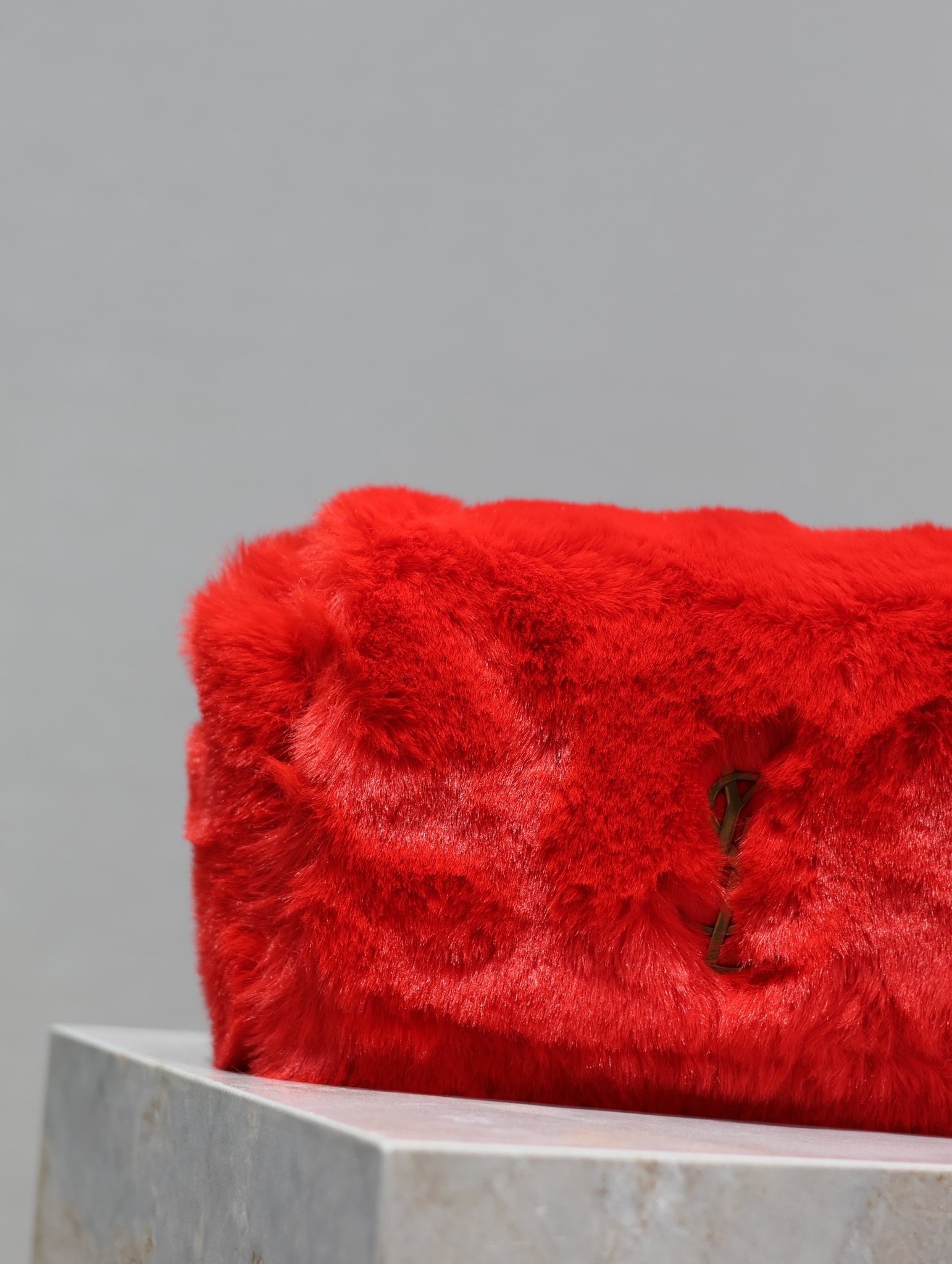 YSL Rabbit Fur Kate Bags-22×14×5CM