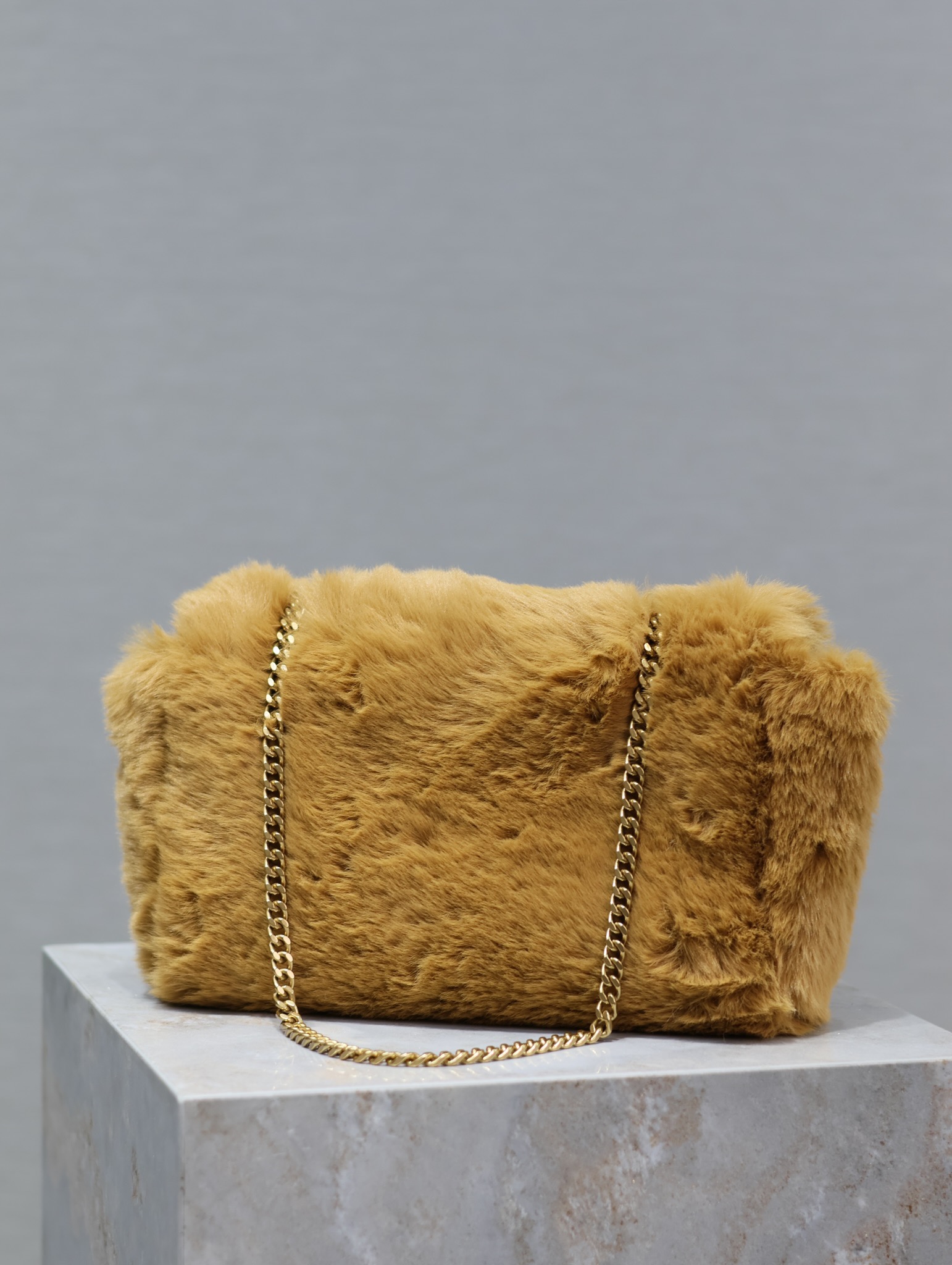 YSL Rabbit Fur Kate Bags-22×14×5CM