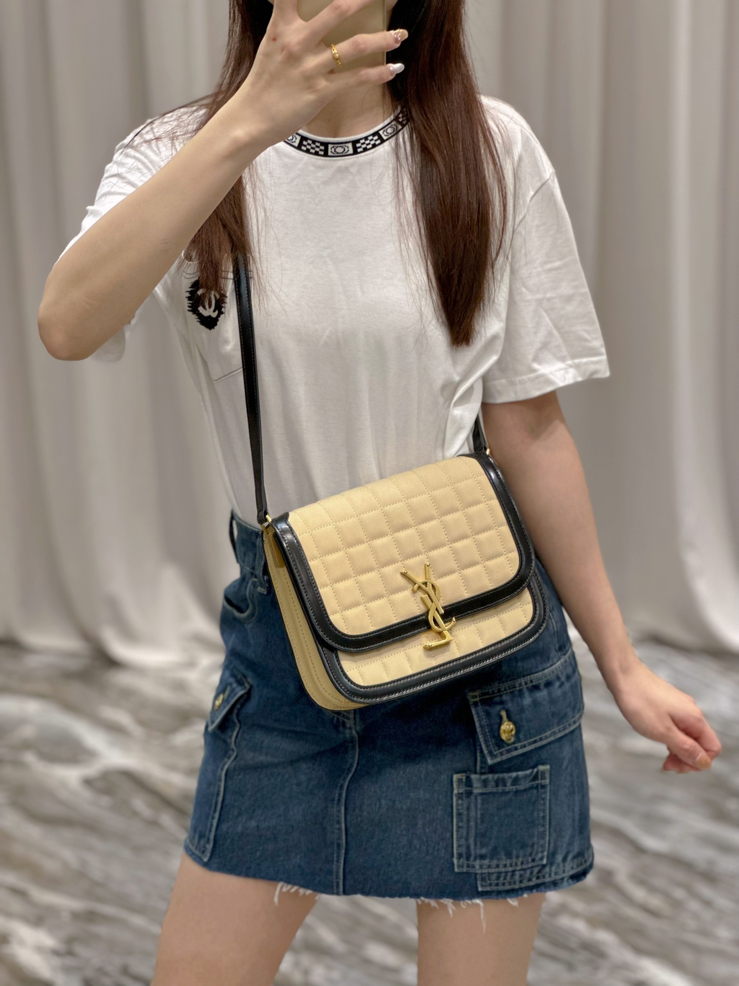 YSL Solferino Box Bag-19×13×5CM