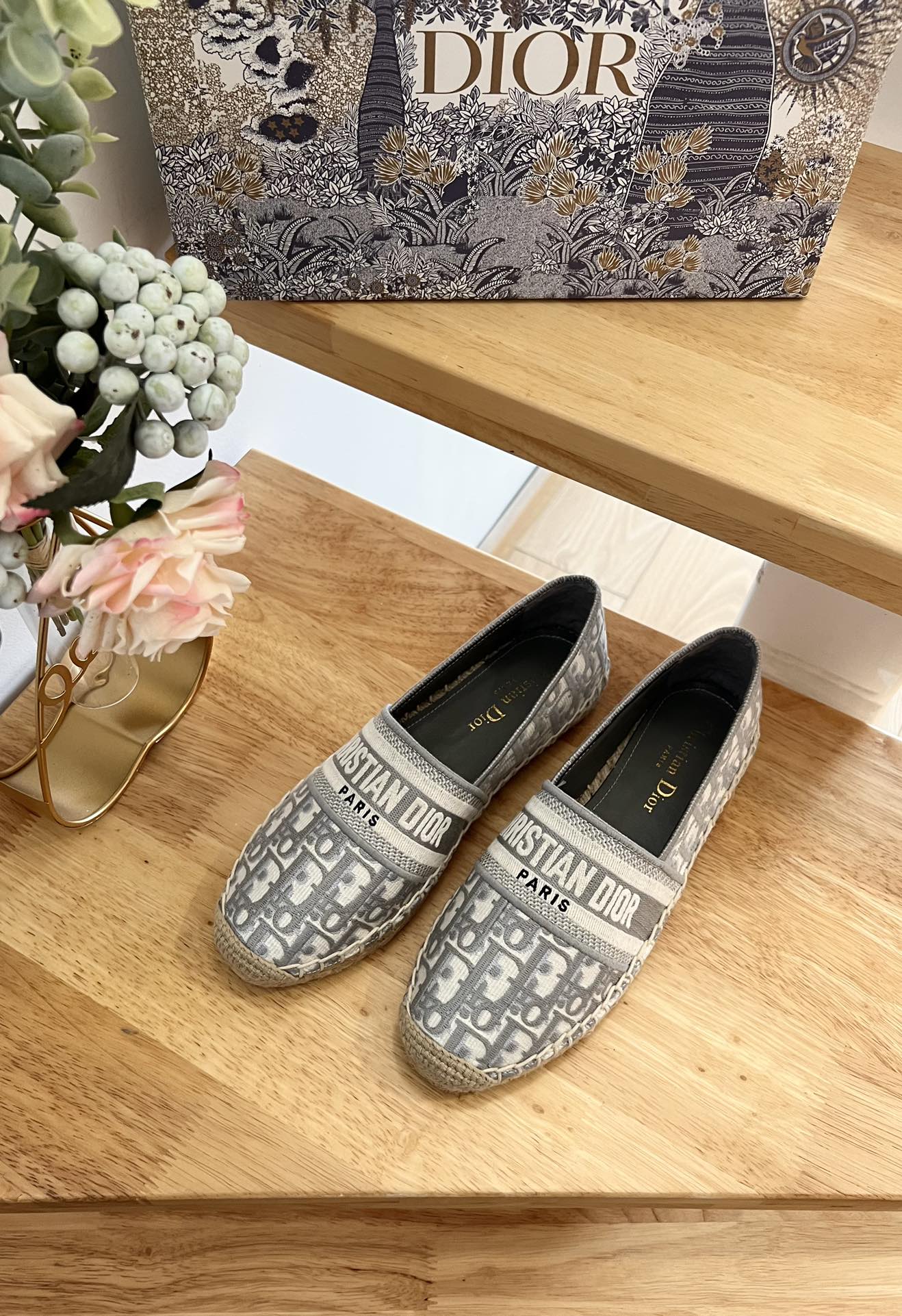 D*or oblique espadrilles