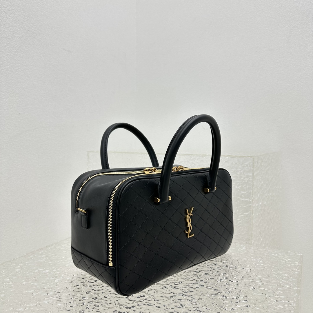 YSL Liya Vintage Bowling Bag-31x16x13CM