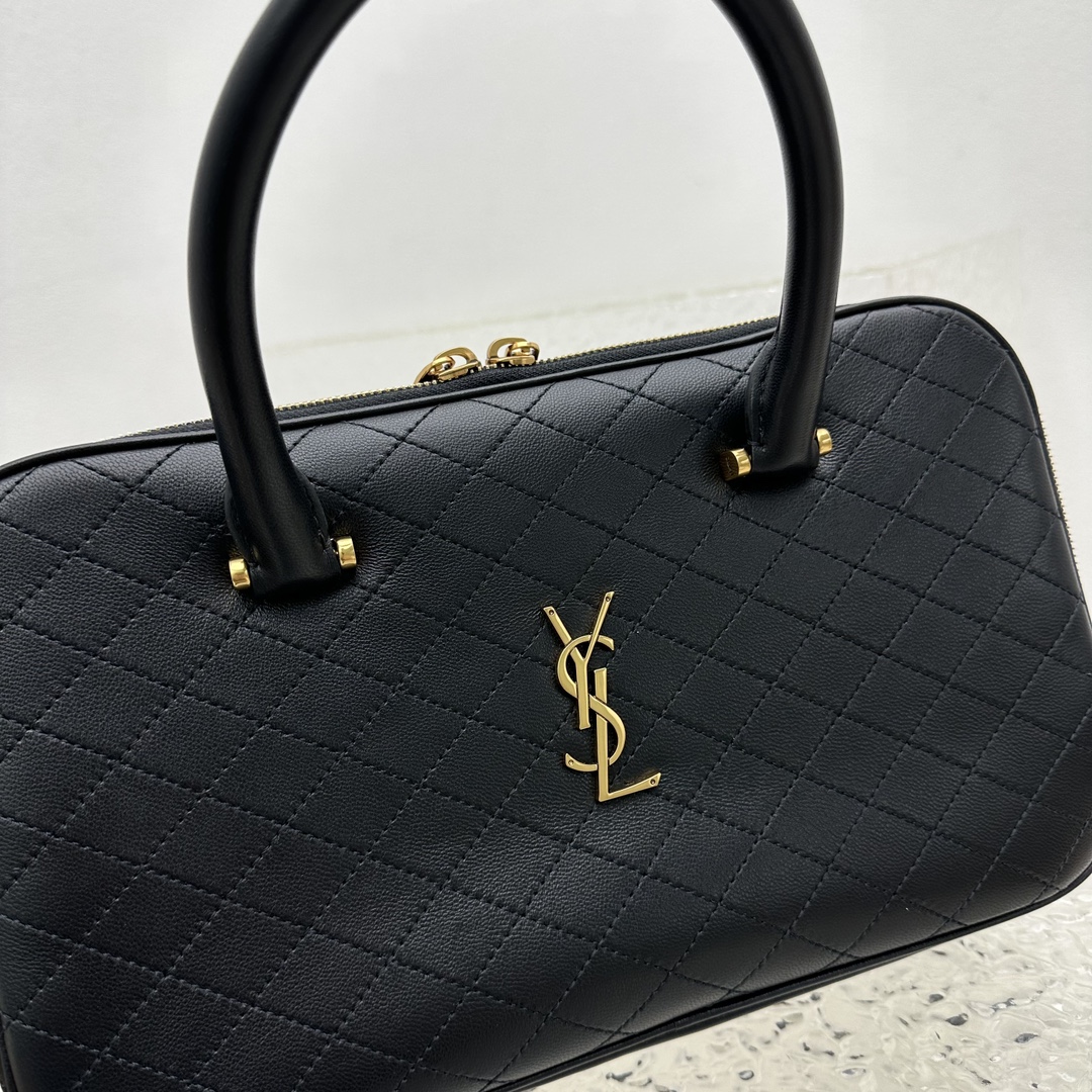 YSL Liya Vintage Bowling Bag-31x16x13CM