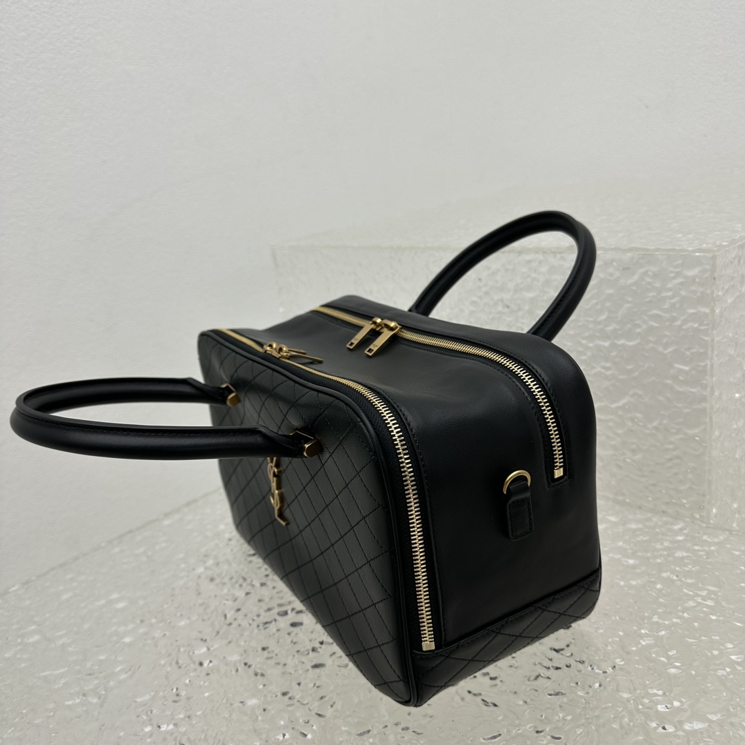 YSL Liya Vintage Bowling Bag-31x16x13CM