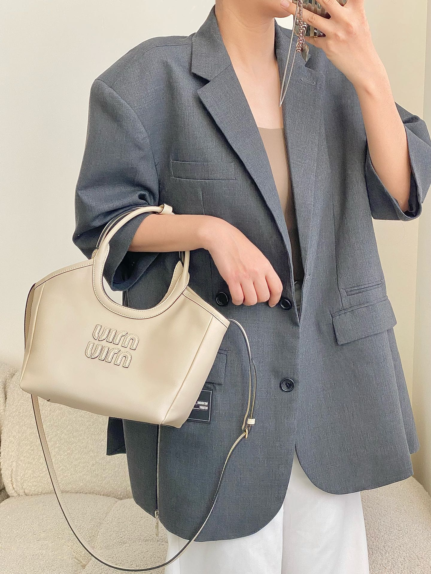 MiuMiu Tote-40×39×18CM