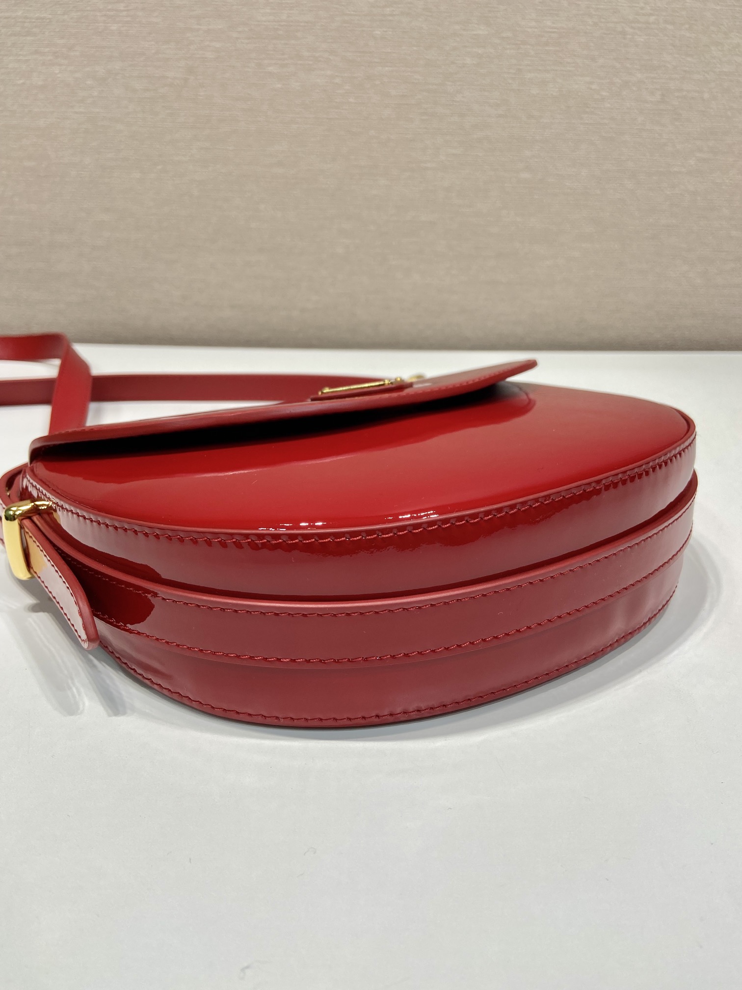 Pra*a 1ba349 saddle bag-21*17*6cm
