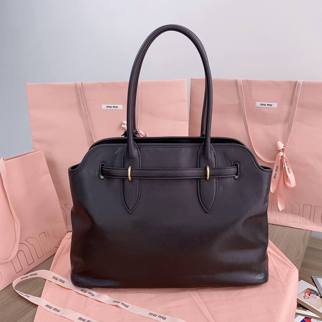 MiuMiu Aventure Nappa Tote-31X40X13CM