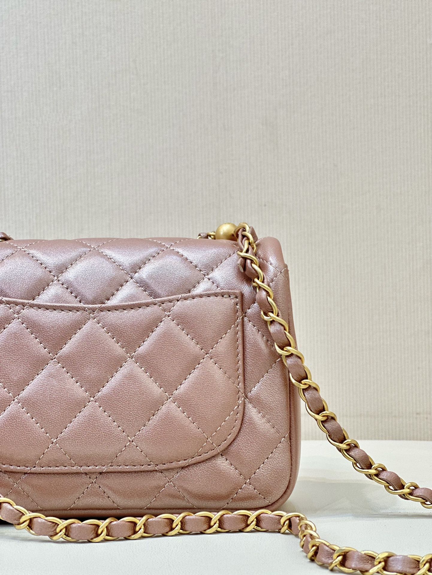 Ch@nel Flap Bag-12.5*17*5CM