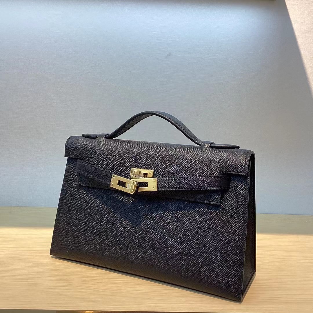 H**mes mini kelly pochette-epsom-22cm