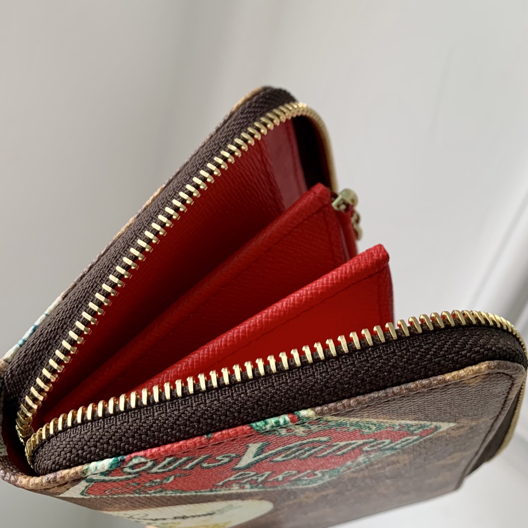 l**is V*t*n zippy wallet n40675-19.5x10cm