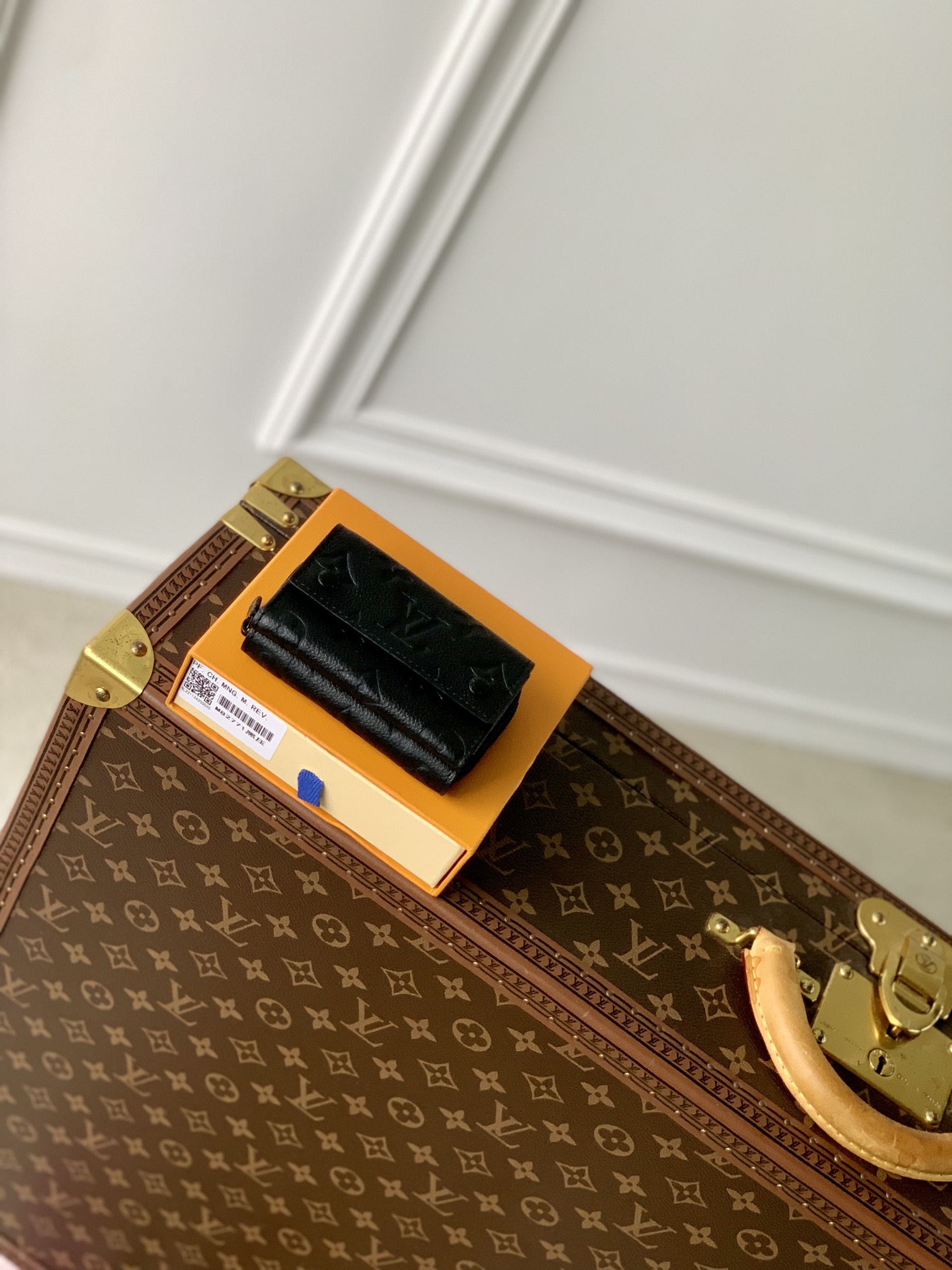 l**is V*t*n zipped organizer wallet m82771-10.5 x 7 x 3cm