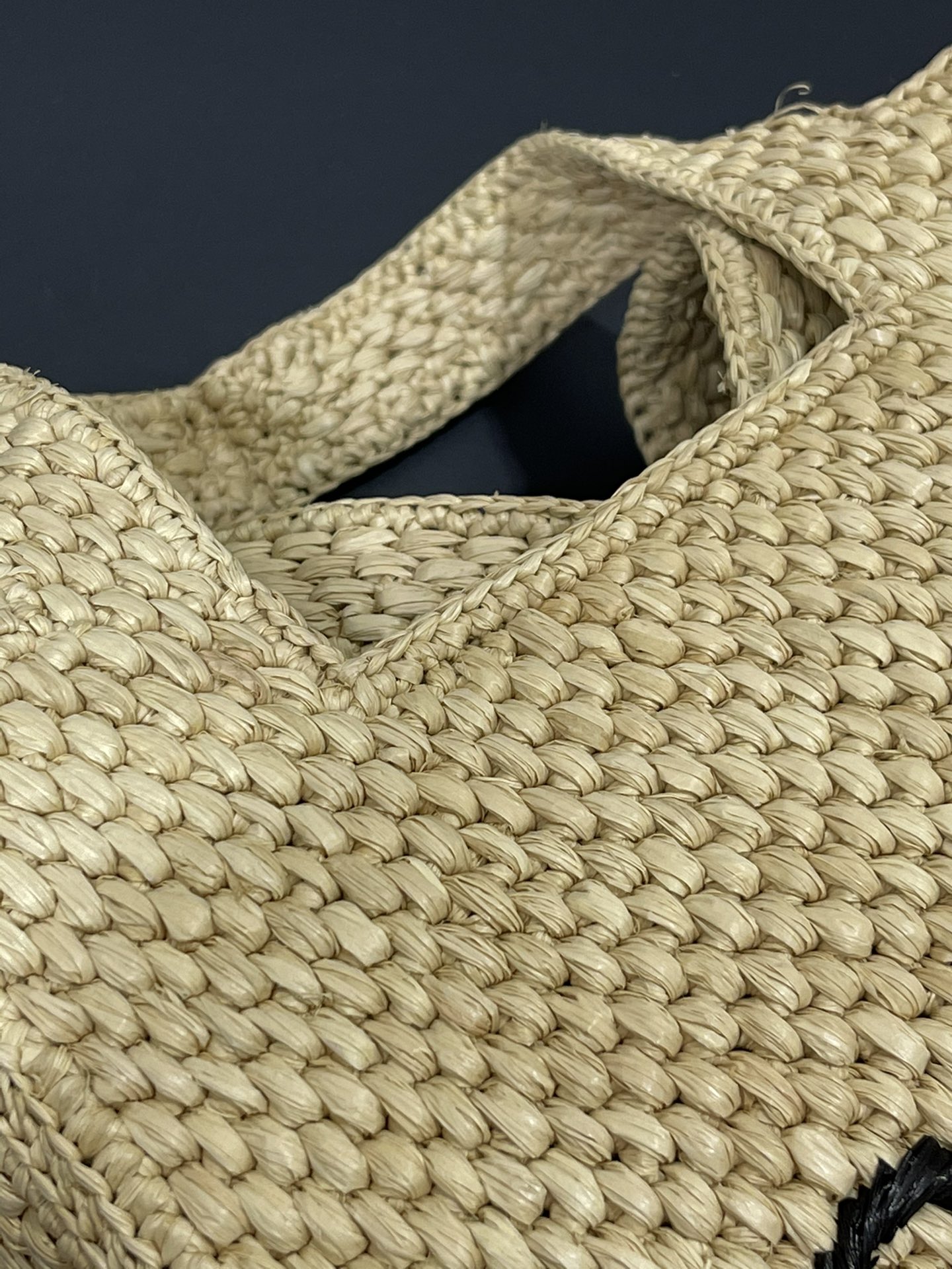 Loewe Raffia Font Tote Bag-24✕11✕19.5CM