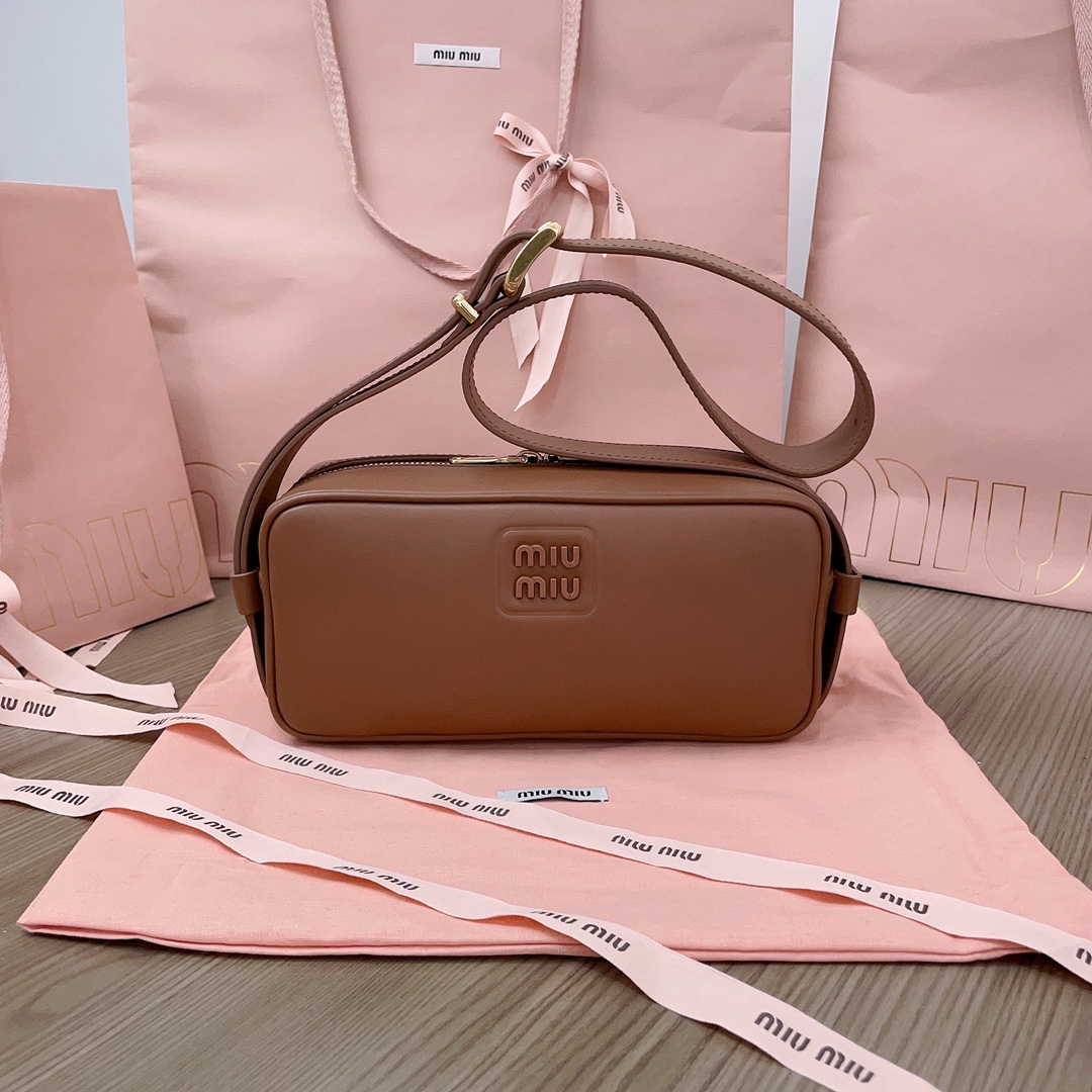 MiuMiu Leather Shoulder 5BC158 Bag-24*11.5*7CM