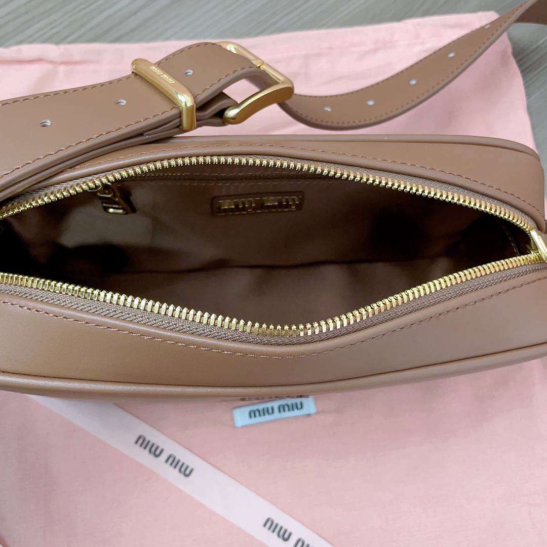 MiuMiu Leather Shoulder 5BC158 Bag-24*11.5*7CM