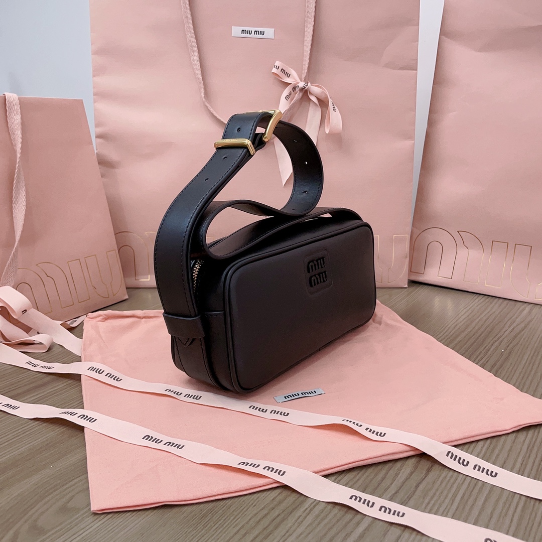 MiuMiu Leather Shoulder 5BC158 Bag-24*11.5*7CM