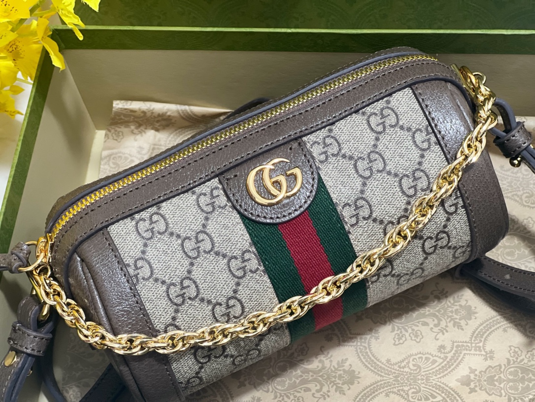 G*u*i ophidia mini shoulder bag-18.5*10*10cm