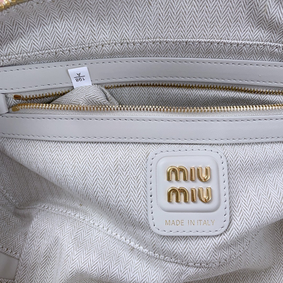 MiuMiu Arcadie Leather Collage Handbag-28X12X9CM