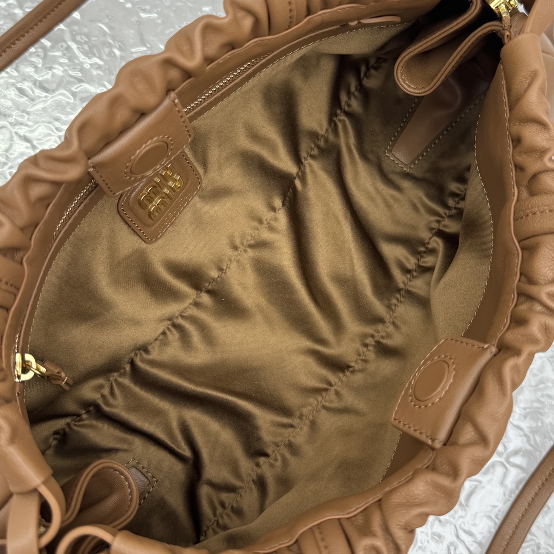 MiuMiu Leather Hobo Bag-35*18*9CM