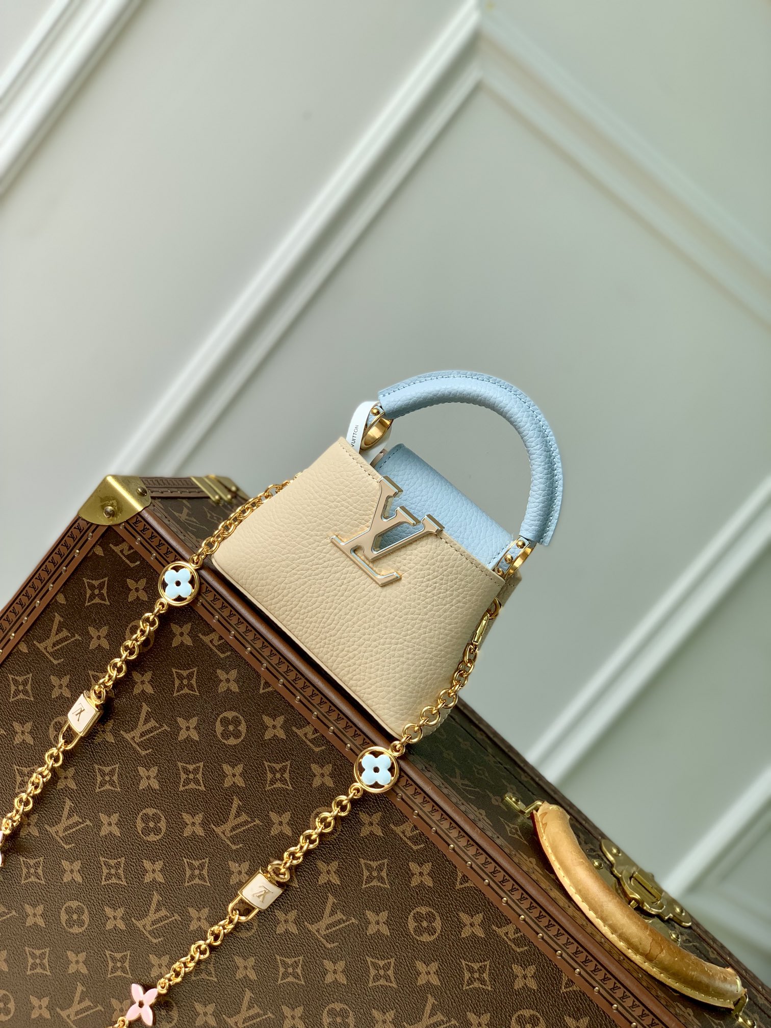 l**is V*t*n capucines nano bag-16.3 x 11 x 6.5cm