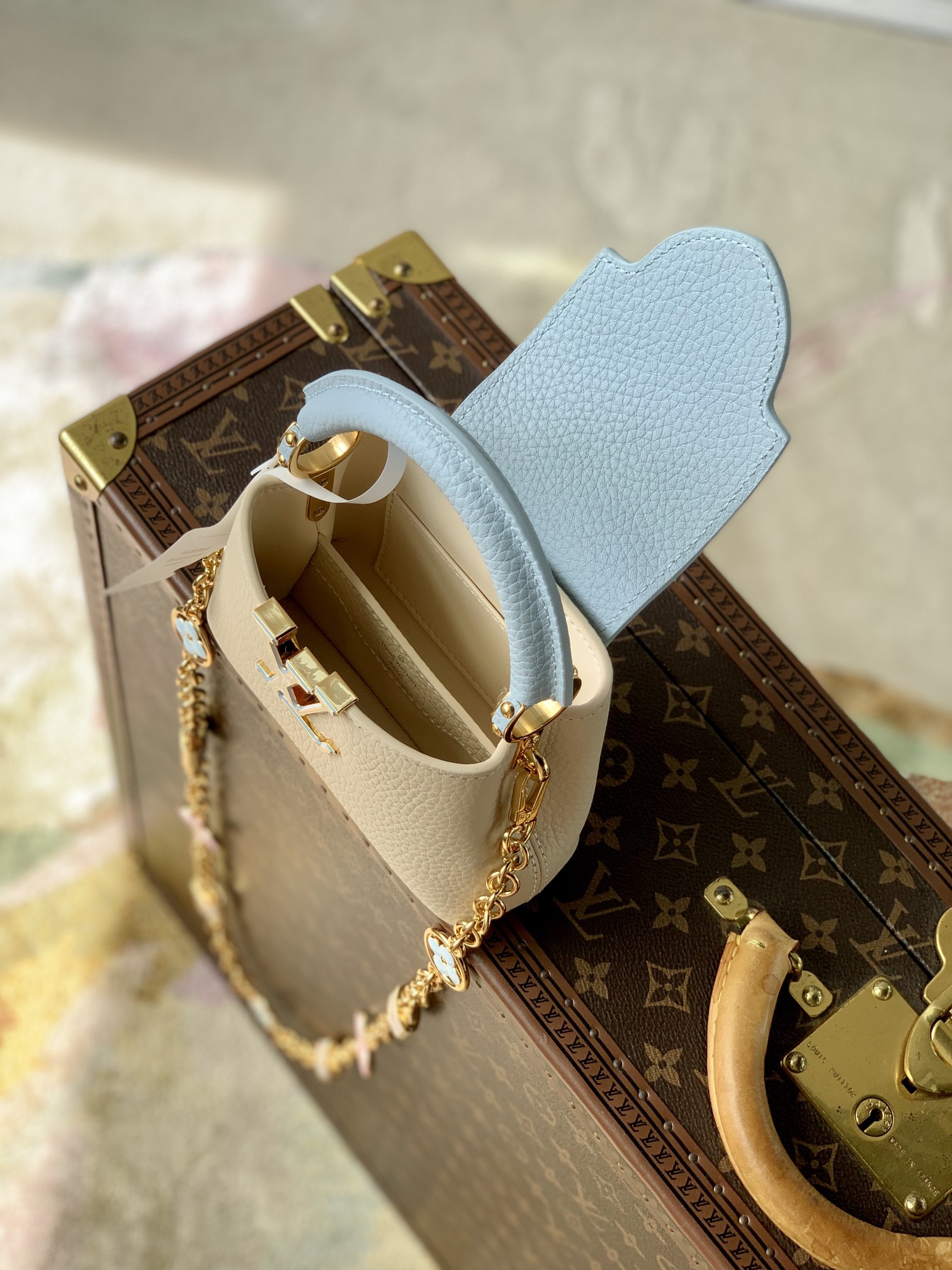 l**is V*t*n capucines nano bag-16.3 x 11 x 6.5cm