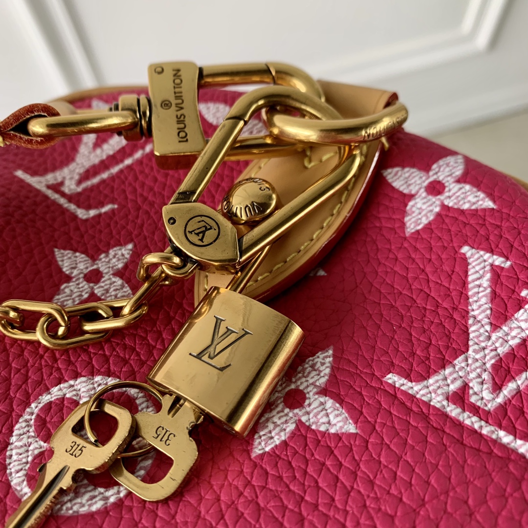 l**is V*t*n speedy p9 bandoulière 40 monogram leather -40 x 26 x 23cm