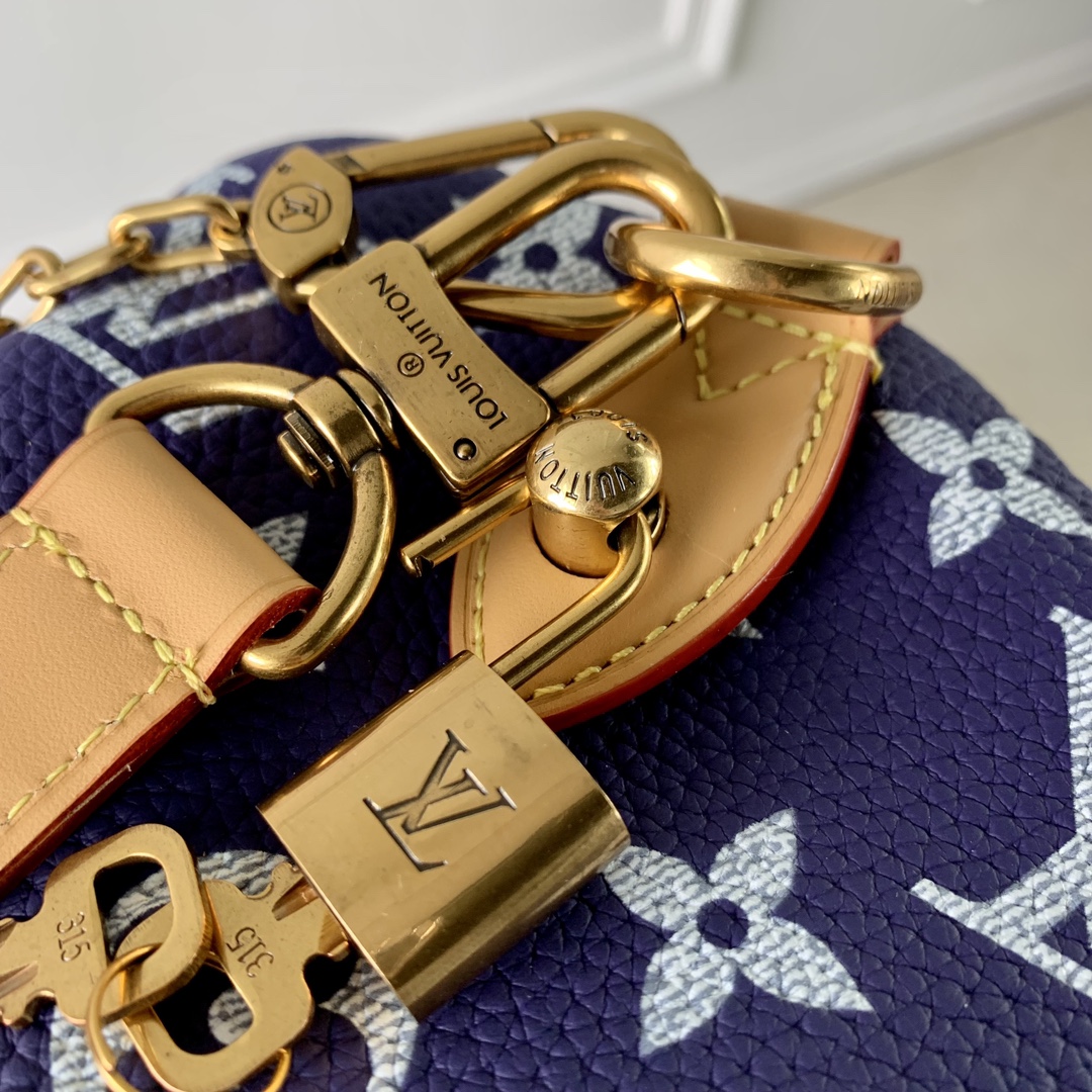 l**is V*t*n speedy p9 bandoulière 40 monogram leather -40 x 26 x 23cm