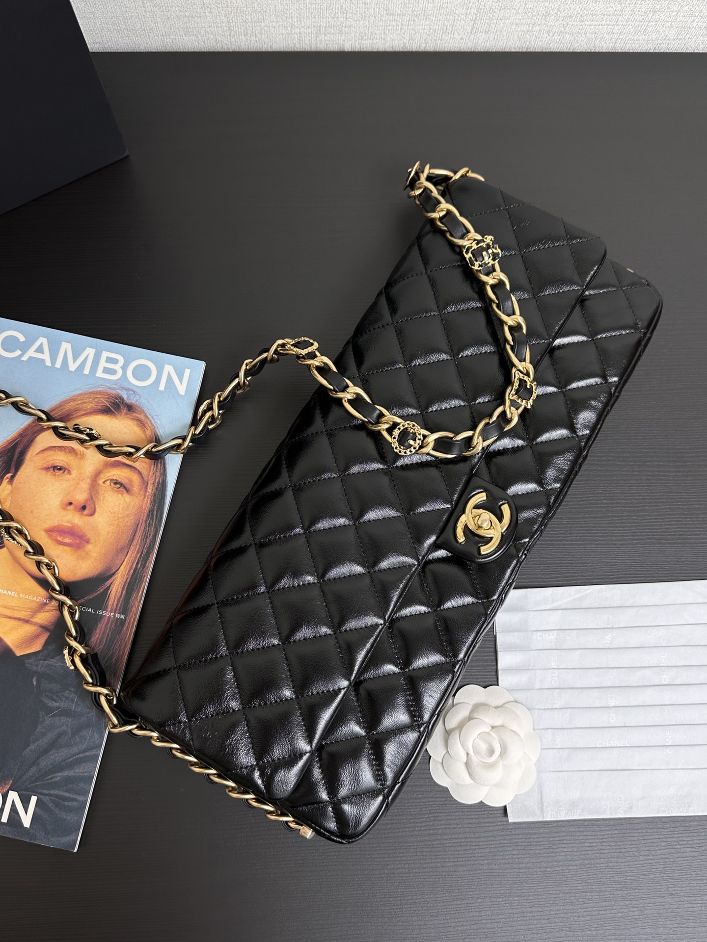 Ch@Nel Flap Bag-38*18*4CM