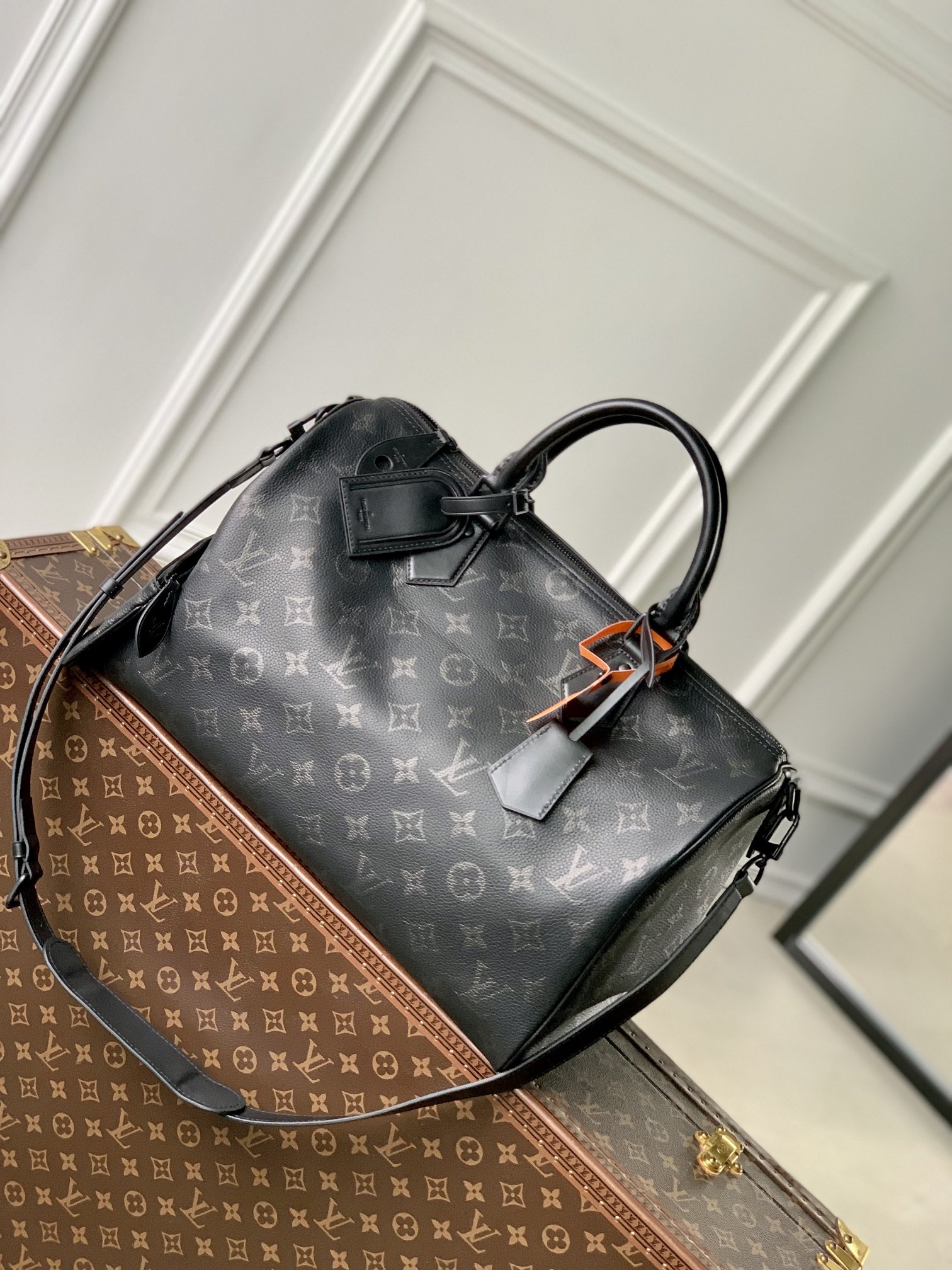 l**is V*t*n speedy p9 bandoulière 40 monogram leather -40 x 26 x 23cm