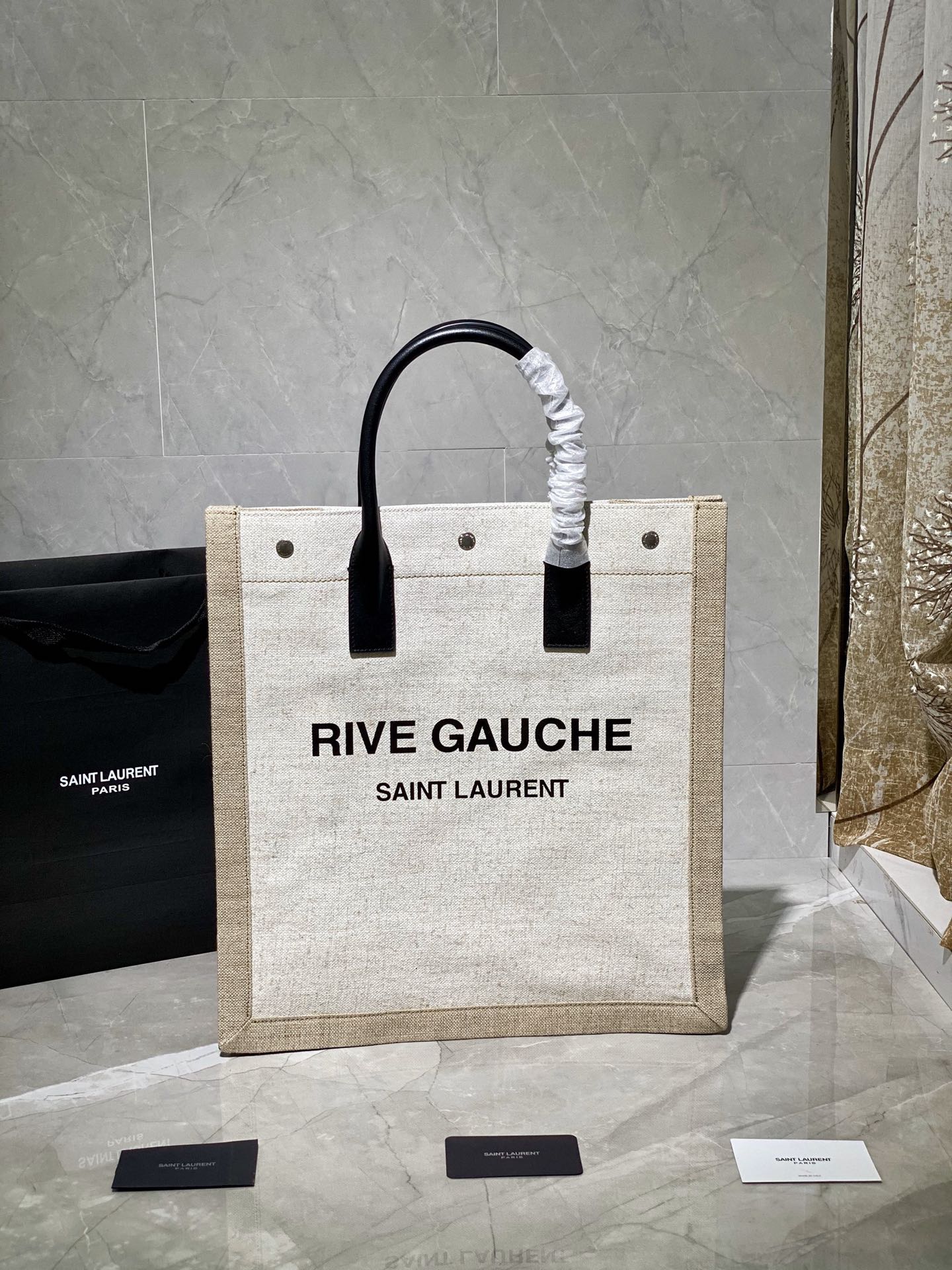 YSL Rive Gauche Tote Bag-37.5*38*17CM
