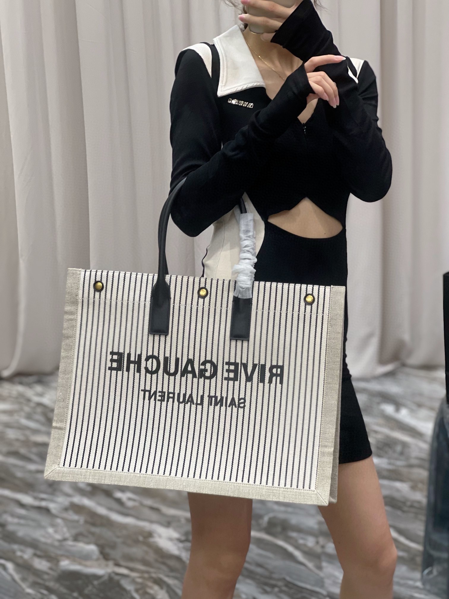 YSL Rive Gauche Tote Bag-48*36*16CM